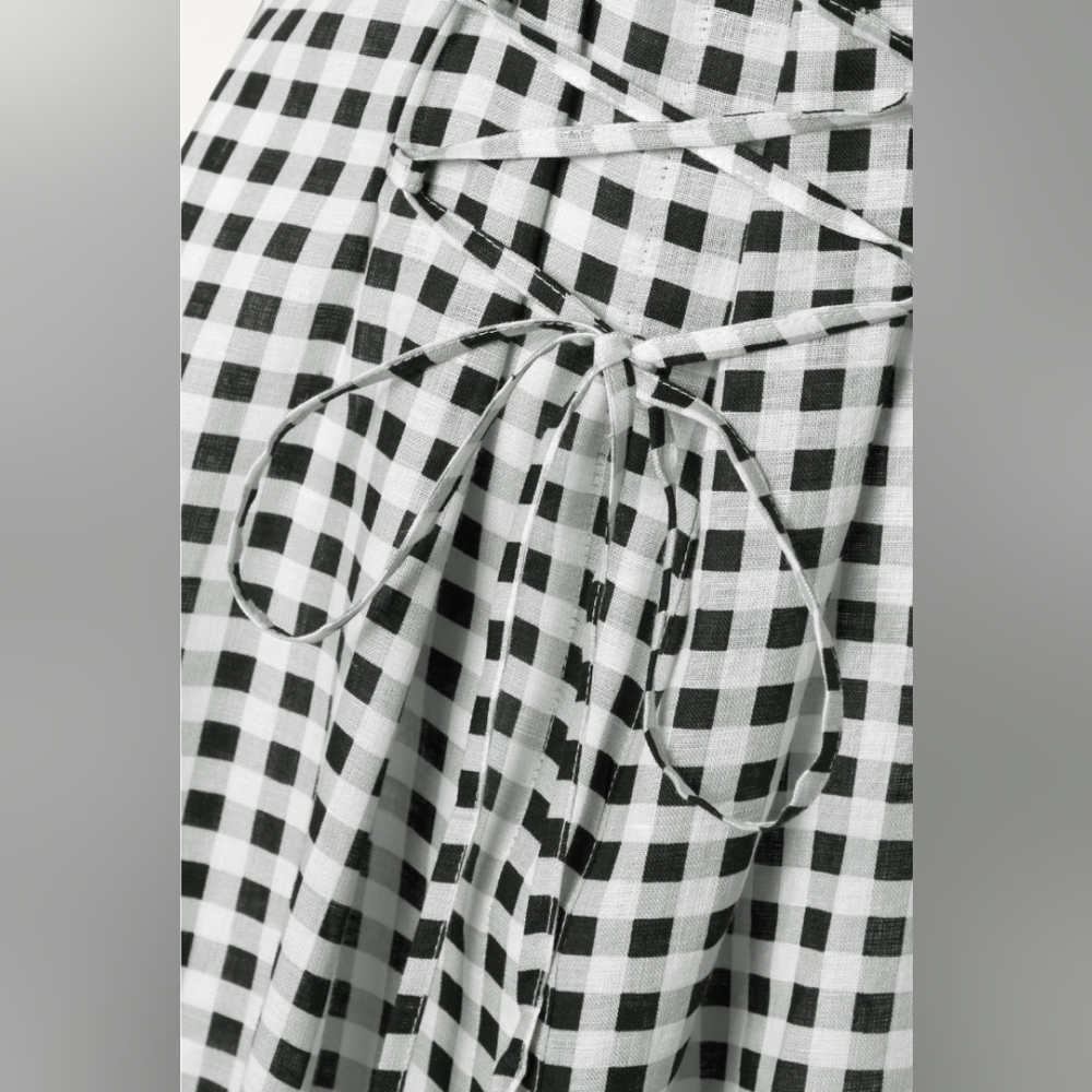 NWT Sleeper Marquise black and white gingham, sz xs - Picture 2 of 16